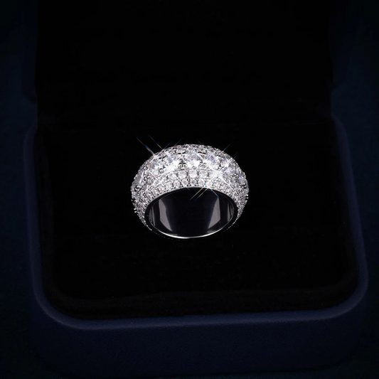 VVS 5-Layer Ring 14K Gold