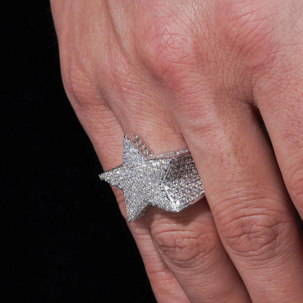 VVS Star Ring 14K Gold