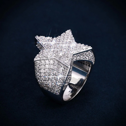 VVS Star Ring 14K Gold