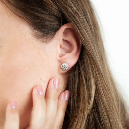 Luce Halo Stud Earrings